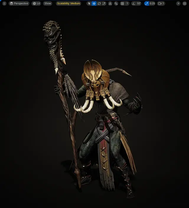 Modell des Hohepriesters Zudaka