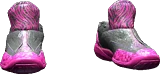 Magenta kicks with reinforced stitching