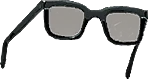 Geklebte eckige Brille