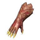 Flammende Handschuhe