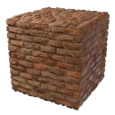 Gebrannter Ziegelblock