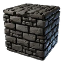 Burgmauer-Steinblock
