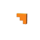 Inverted Stepped Wall