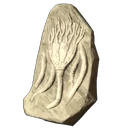 Größeres Seelilienfossil