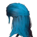 Gesättigtes Blaues Haar