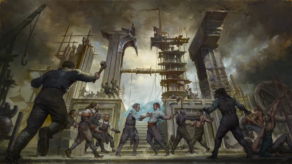 Humanity dug the Elixir Wells, ripping apart the land and each other to quench their thirst.