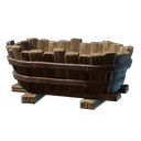 Holzbadewanne