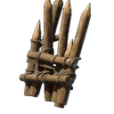 Hölzerne Palisade VI