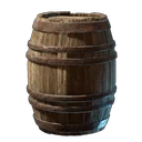 Standing Wooden Barrel
