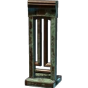 High Ancient Temple Window Frame