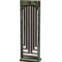 Large Ancient Temple Window Frame