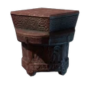Red Marble Column Base II