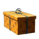 Gelbe dekorative Box