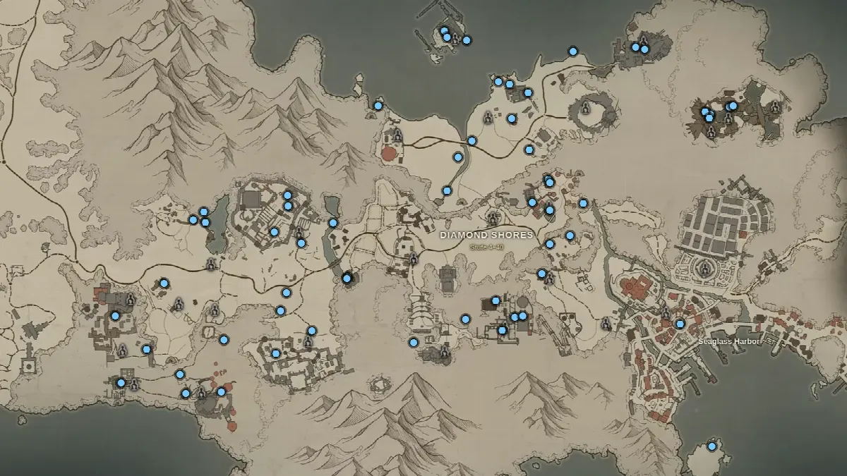 Nui’s Tears: All 58 Locations in Diamond Shores