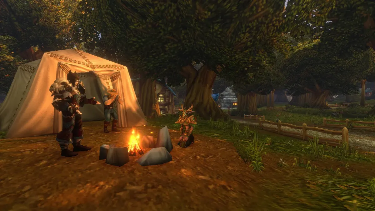 WoW: Forever Camping system: campfires, profession buffs and every camp feature