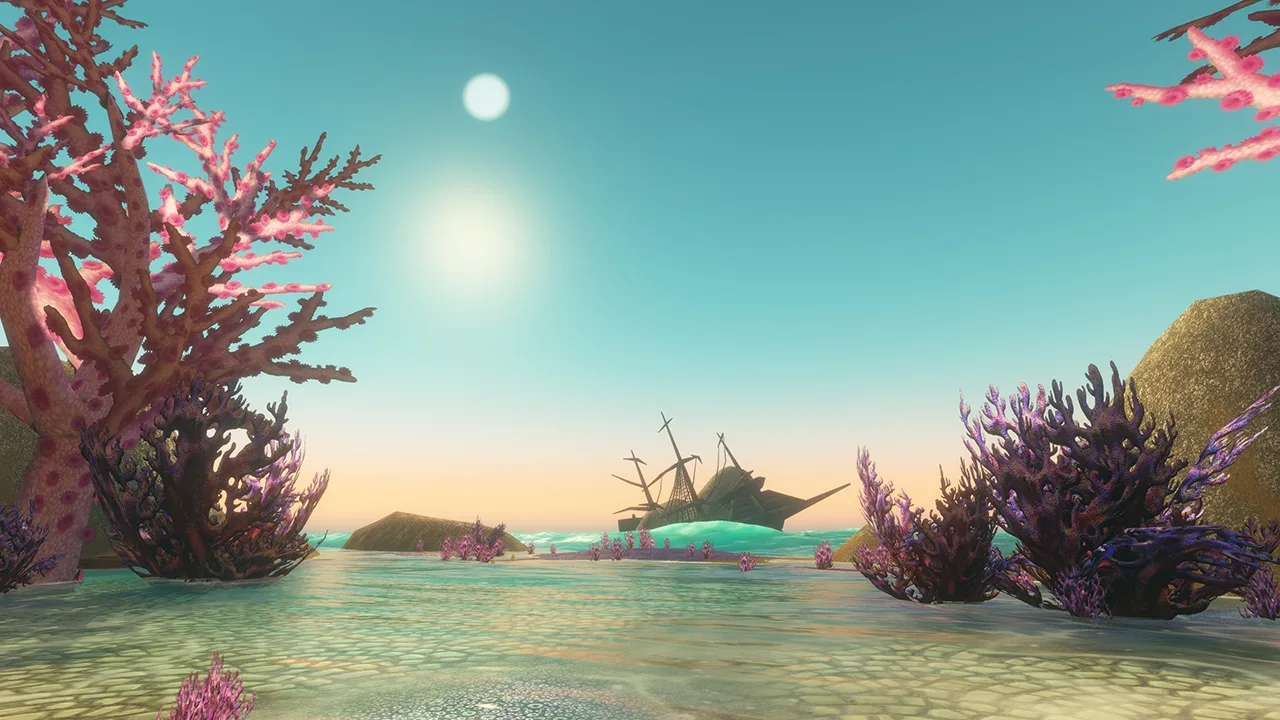WoW: Forever Dungeon The Drowned City: Korallen, Meer und ein Schiffswrack vor Schlingendorntal