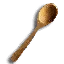 Angeknabberter Löffel