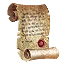 Zerknitterter Brief
