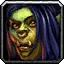 Schwere weibliche Orcmaske