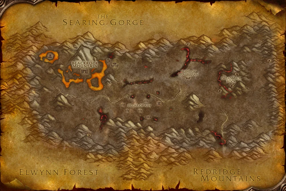 Map of Burning Steppes