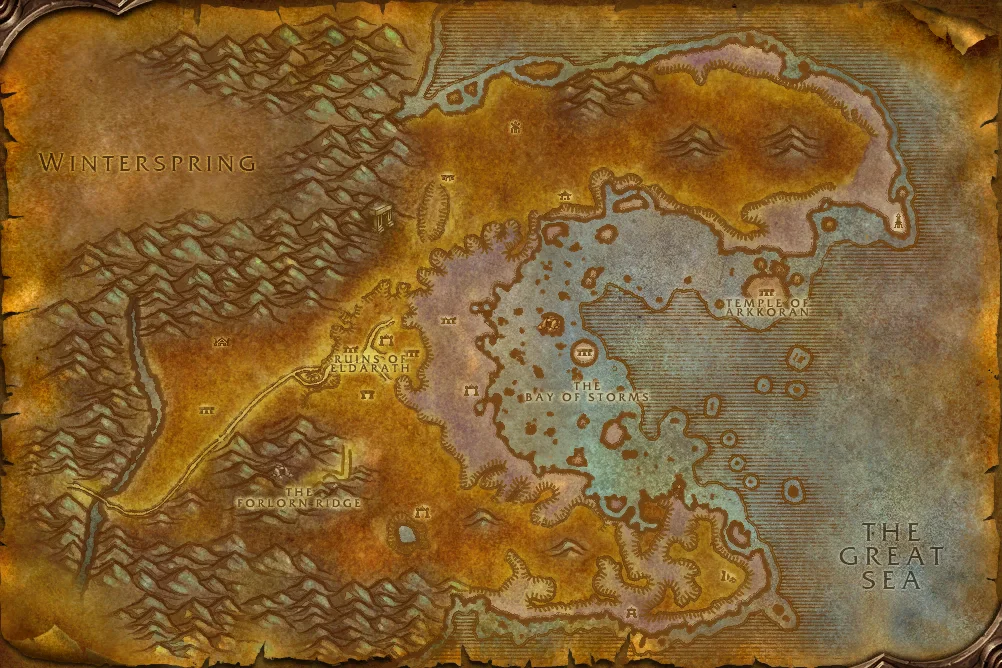 Karte von Azshara