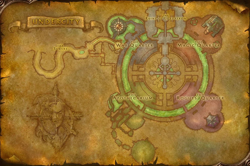 Karte von Undercity