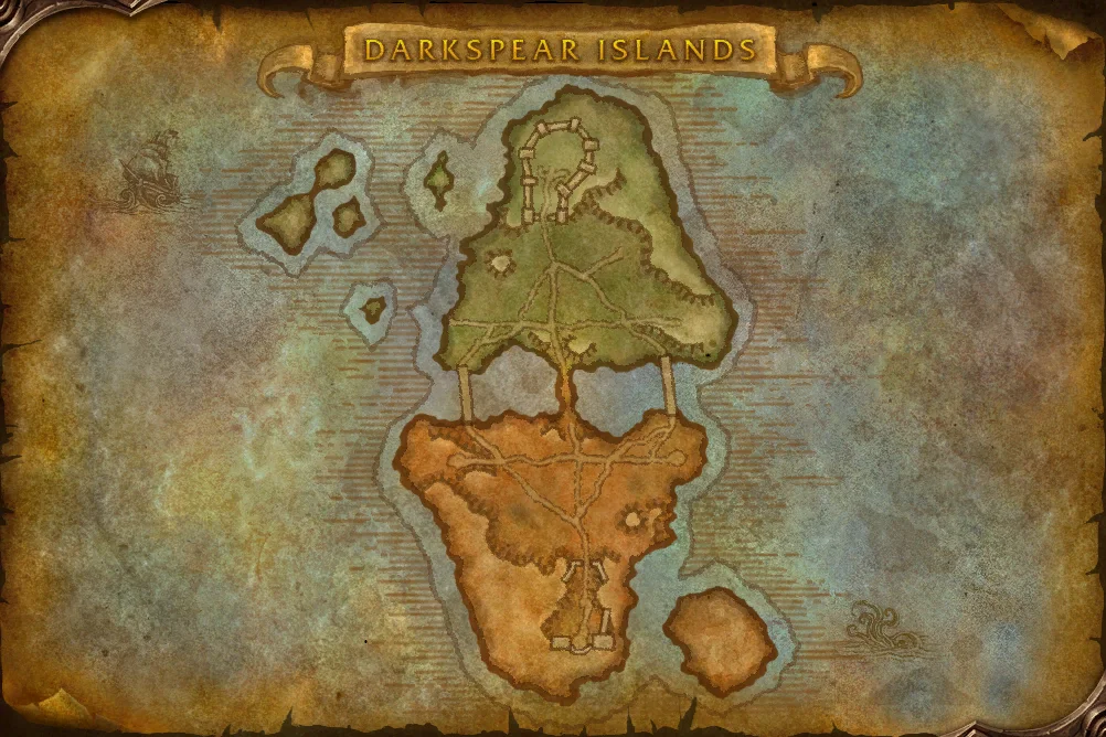 Map of Darkspear Islands