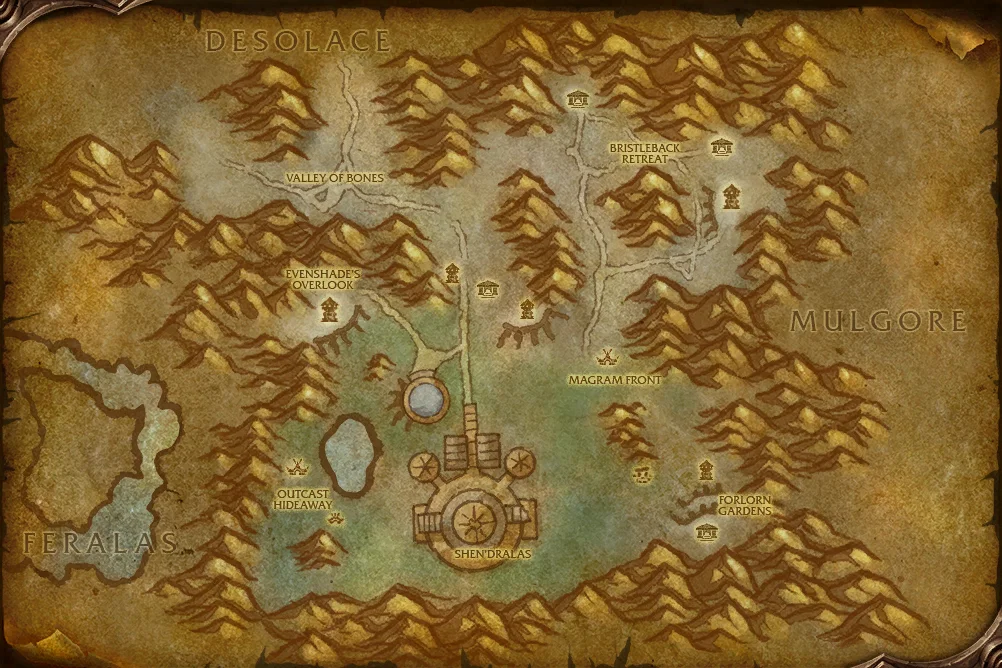 Map of Shen'dralas